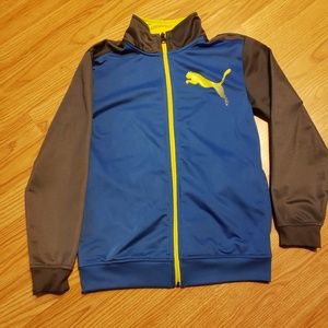 Boys Puma zip up  track jacket Size M